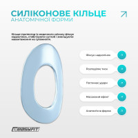 Бандаж (фіксатор) колінного суглоба з ребрами жорсткості та силіконовою вставкою. Розмір S
