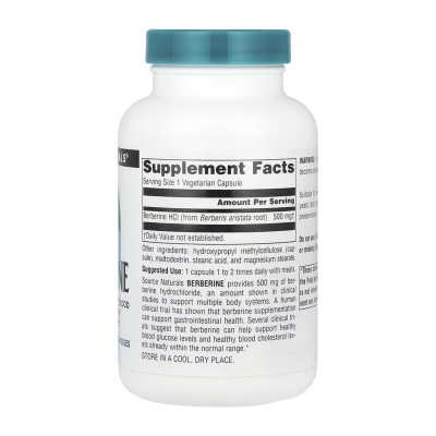 Berberine 500 mg - 120 vcaps