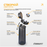 Пляшка зі смаком EasyFit Air Up — спортивна пляшка для води 650 мл з 7 капсулами