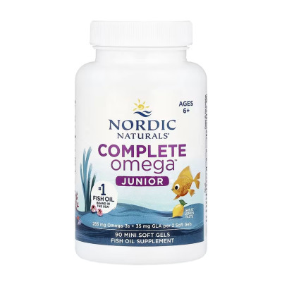 Комплекс Омега-3, 6, 9 для дітей, Complete Omega Junior - 90 mini softgels
