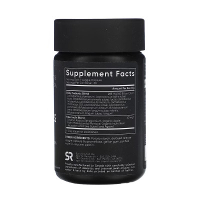 Daily Probiotics with Prebiotics 60 Billion CFU - 30 veggie capsules