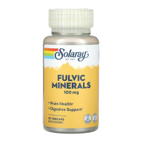 Фульвові мінерали, Fulvic Minerals 100mg - 30 vcaps