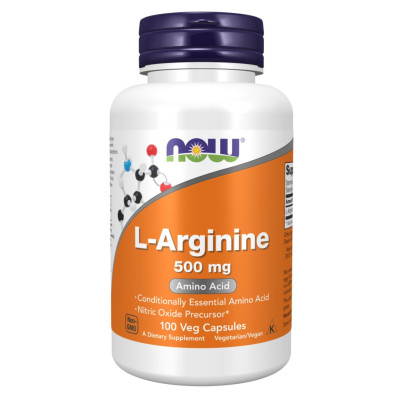 Л Аргінін, L-Arginine 500mg - 100caps Л Аргінін, L-Arginine 500mg - 100caps