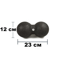 Масажний м'ячик подвійний EasyFit EPP DuoBall 23x12 см