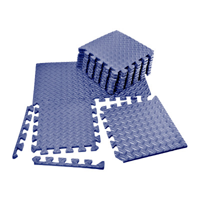 Татамі мат EasyFit 8 шт (30х30х1 см) хвіст ластівки сіній Татамі мат EasyFit 8 шт (30х30х1 см) хвіст ластівки сіній