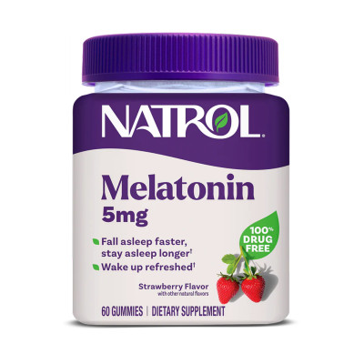 Melatonin 5mg - 60 gummies (Пошкоджена банка) Melatonin 5mg - 60 gummies (Пошкоджена банка)