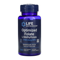 Активний фолат, Optimized Folate 1700 mcg DFE - 100 tabs