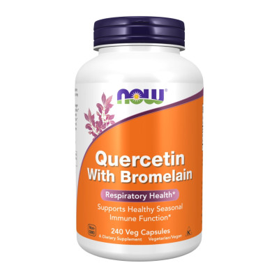 Кверцетин із бромелаїном, Quercetin with Bromelain - 240 vcaps Кверцетин із бромелаїном, Quercetin with Bromelain - 240 vcaps