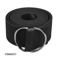 Ремінь для йоги EasyFit Чорний
