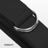 Ремінь для йоги EasyFit Чорний
