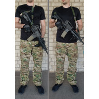 Ремінь збройовий одноточковий - двохточковий універсальний із дод. кріпленням мультикам