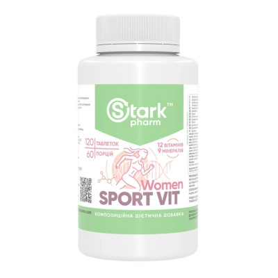 Спортивні вітаміни для жінок, Stark Sport Vit Women - 120tabs Спортивні вітаміни для жінок, Stark Sport Vit Women - 120tabs