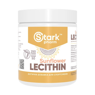 Лецитин, Stark Sunflower Lecithin - 250g