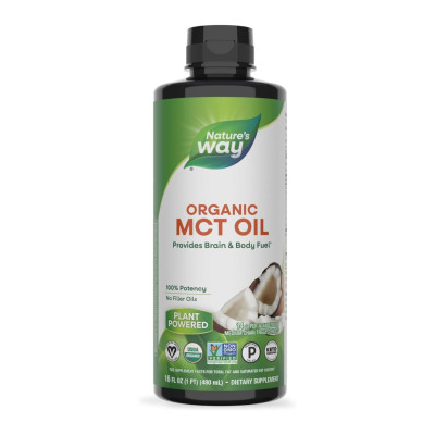 Органічна олія, 100% Organic MCT Oil - 16 oz Органічна олія, 100% Organic MCT Oil - 16 oz