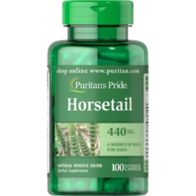 Хвощ польовий, Horsetail 440mg - 100 caps Хвощ польовий, Horsetail 440mg - 100 caps