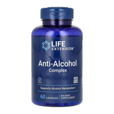 Нейтралізатор впливу алкоголю, Anti-Alcohol - 60 caps