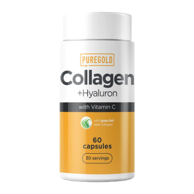 Колаген + Гіалуронова кислота, Collagen + Hyaluron - 60 caps (капсул)