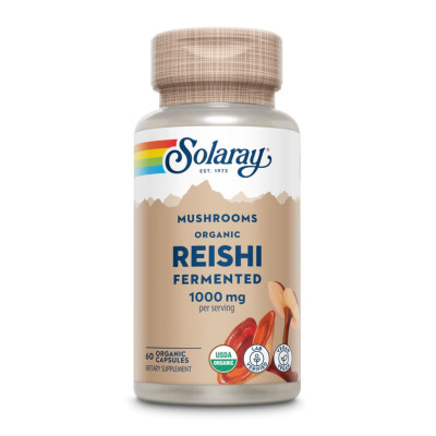 Екстракт гриба рейші, Org Grown Fermented Reishi 1000mg - 60 caps