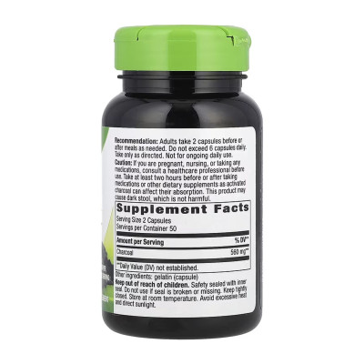 Activated Charcoal - 100 caps