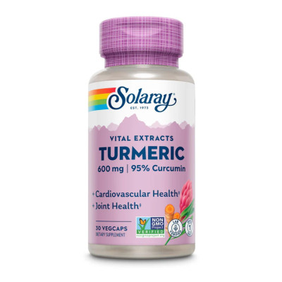 Екстракт куркуми, Turmeric Root Extract 600mg - 30 vcaps