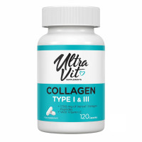 Колаген, Collagen Type I & III - 120 caps