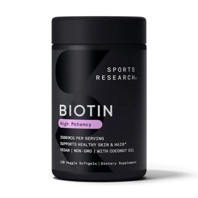 Біотин, Biotin 5000mcg - 120 veg softgels