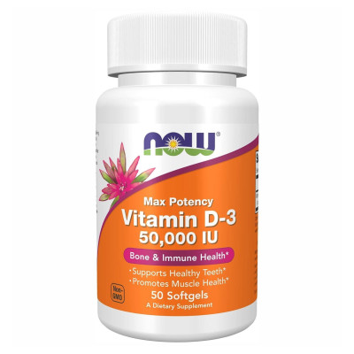 Вітамін Д3, Vitamin D-3 50,000 IU - 50 softgels