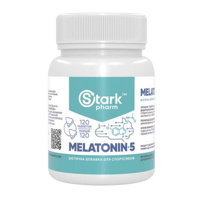 Мелатонін, Stark Melatonin 5mg - 120tabs