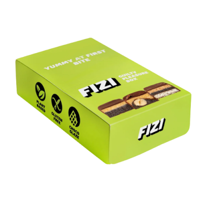 Протеїнові батончики, FIZI Guilty Pleasure Box - 10x45g