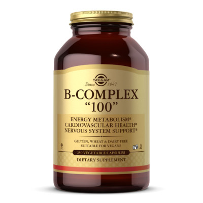 Комплекс вітамінів В-100, B-Complex 100 - 250 vcaps