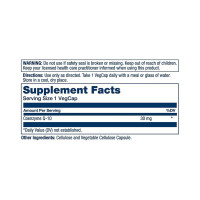 Коензим Q10, Pure CoQ10 30mg - 60 vcaps