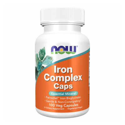 Комплекс Заліза, Iron Complex - 100 vcaps Комплекс Заліза, Iron Complex - 100 vcaps