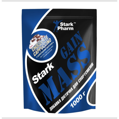 Гейнер, Stark Gain Mass Ostrowia Whey - 1000g Chocolate - Cappuccino