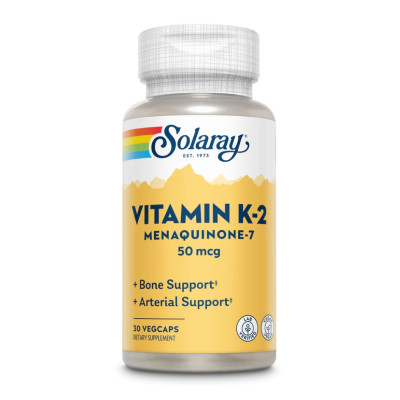 Вітамін К-2 МК-7, Vitamin K-2 MK-7 50mcg - 30 vcaps