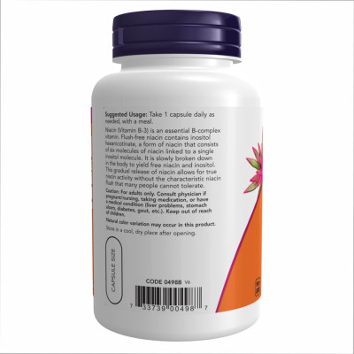 Ніацин, Flush Free Niacin 500mg - 90 vcaps
