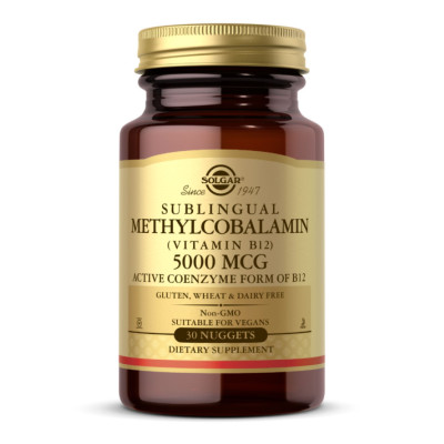 Methylcobalamin (Vitamin B12) 5000 mcg - 30 nuggets Methylcobalamin (Vitamin B12) 5000 mcg - 30 nuggets