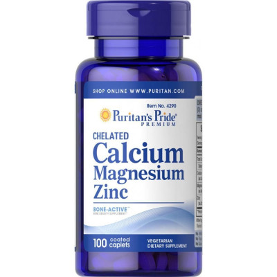 Кальцій Магній Цинк, Calcium Magnesium Zinc - 100caps