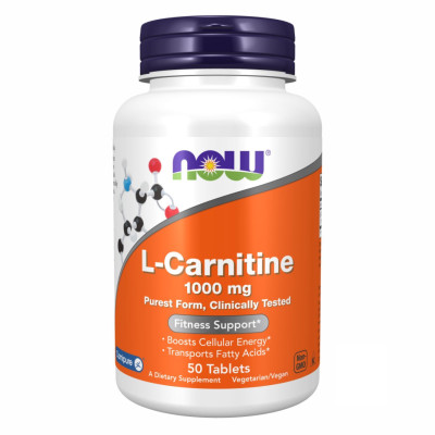 Л-Карнітин, L-Carnitine 1000 mg - 50 tabs Л-Карнітин, L-Carnitine 1000 mg - 50 tabs