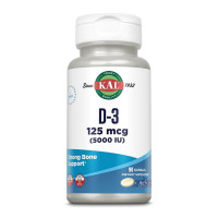 Вітамін D3, D-3 5000 IU 125mcg - 90 Softgel