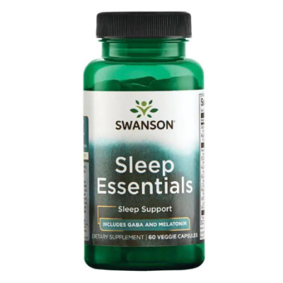 Комплекс для покращення сну, Sleep Essentials - 60 Veg Caps Per Bottle