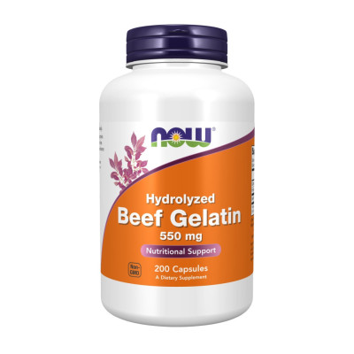 Яловичий желатин, Beef Gelatin 550 mg - 200 caps Яловичий желатин, Beef Gelatin 550 mg - 200 caps