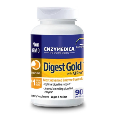 Ферменти для травлення, Enzymedica, Digest Gold з ATPro - 90 капсул