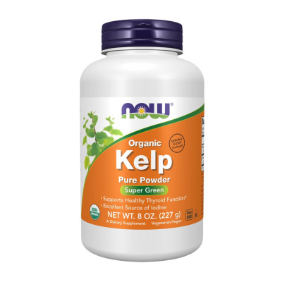 Органічний порошок бурих водоростей (келп), Kelp Powder Organic - 227g