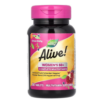 Мультивітаміни для жінок 50+, Women's 50+ Complete Multivitamin - 50 tabs