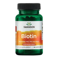 Біотин, Biotin 5000mcg - 30 caps