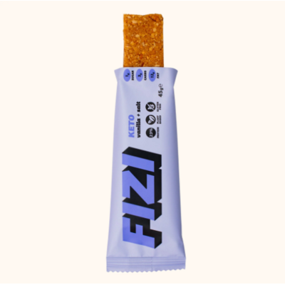 Батончики КЕТО, KETO Protein Bar - 10x45g Vanilla + Salt