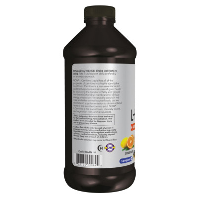 Рідкий Л-карнітин, Carnitine Liquid 3000mg - 473ml