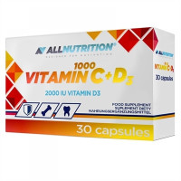 Комплекс для імунітету, Vitamin C + D3 1000 - 30 caps