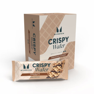Протеїнові вафлі, Crispy Wafers - 10x42g Chocolate Протеїнові вафлі, Crispy Wafers - 10x42g Chocolate