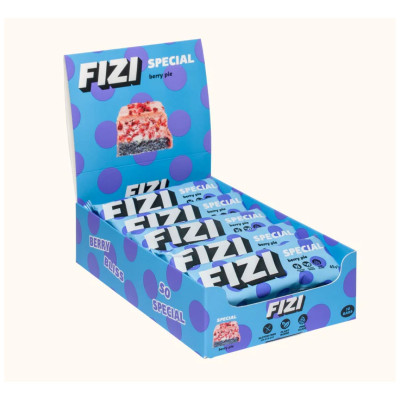 Протеїнові батончики, Fizi - 10x45g Berry Pie